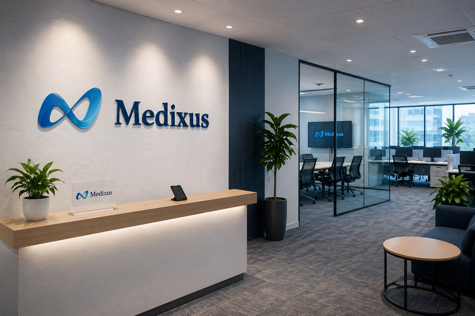 Medixusの事務所受付イメージ